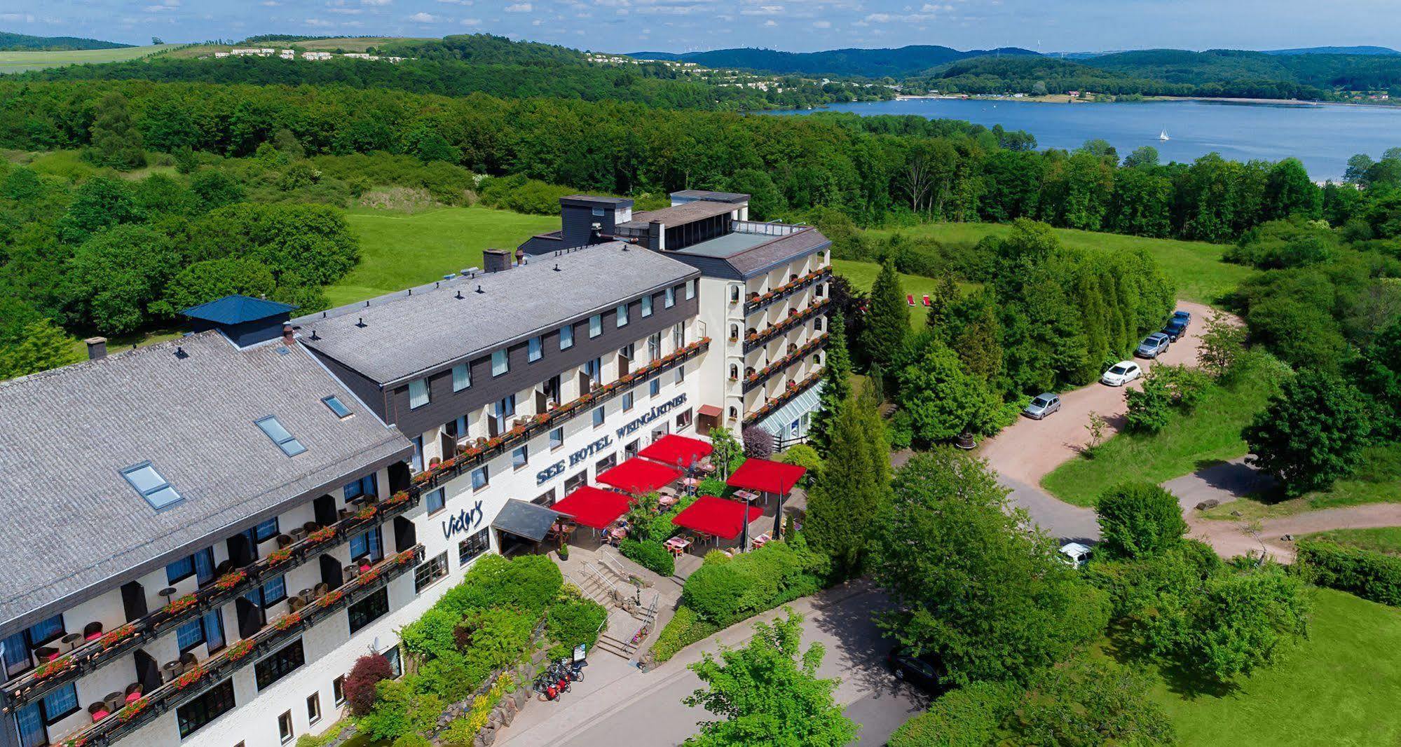 Victor'S Seehotel Weingaertner Bostalsee Bosen-Eckelhausen Exterior foto